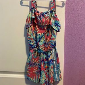 Hawaiian type jumpsuit for summer/anytime!